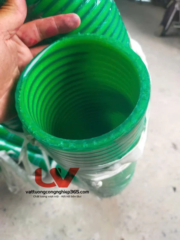 Phân phối ống gân xanh hút trấu phi 140 uy tín