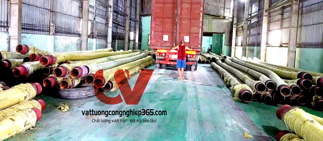 Cung cấp sùng cao su hút cát phi 250