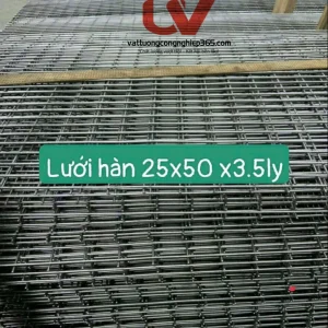 Sản xuất tấm lưới hàn 3.5ly ô 25x50 kích thước 1mx2m, 1mx3m