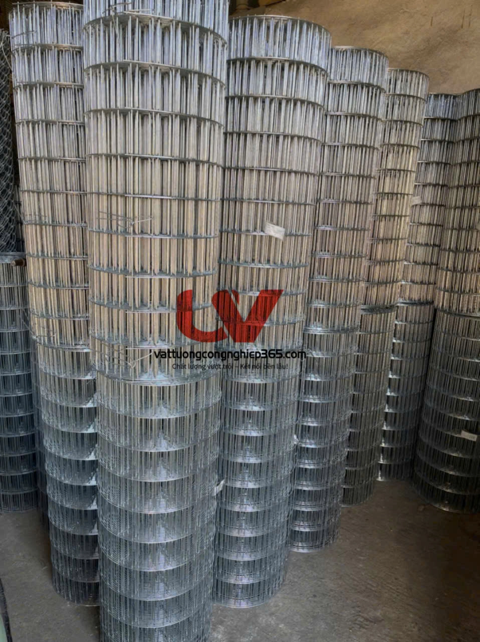 Sản xuất lưới hàn mạ kẽm 5ly ô lưới 50x100mm