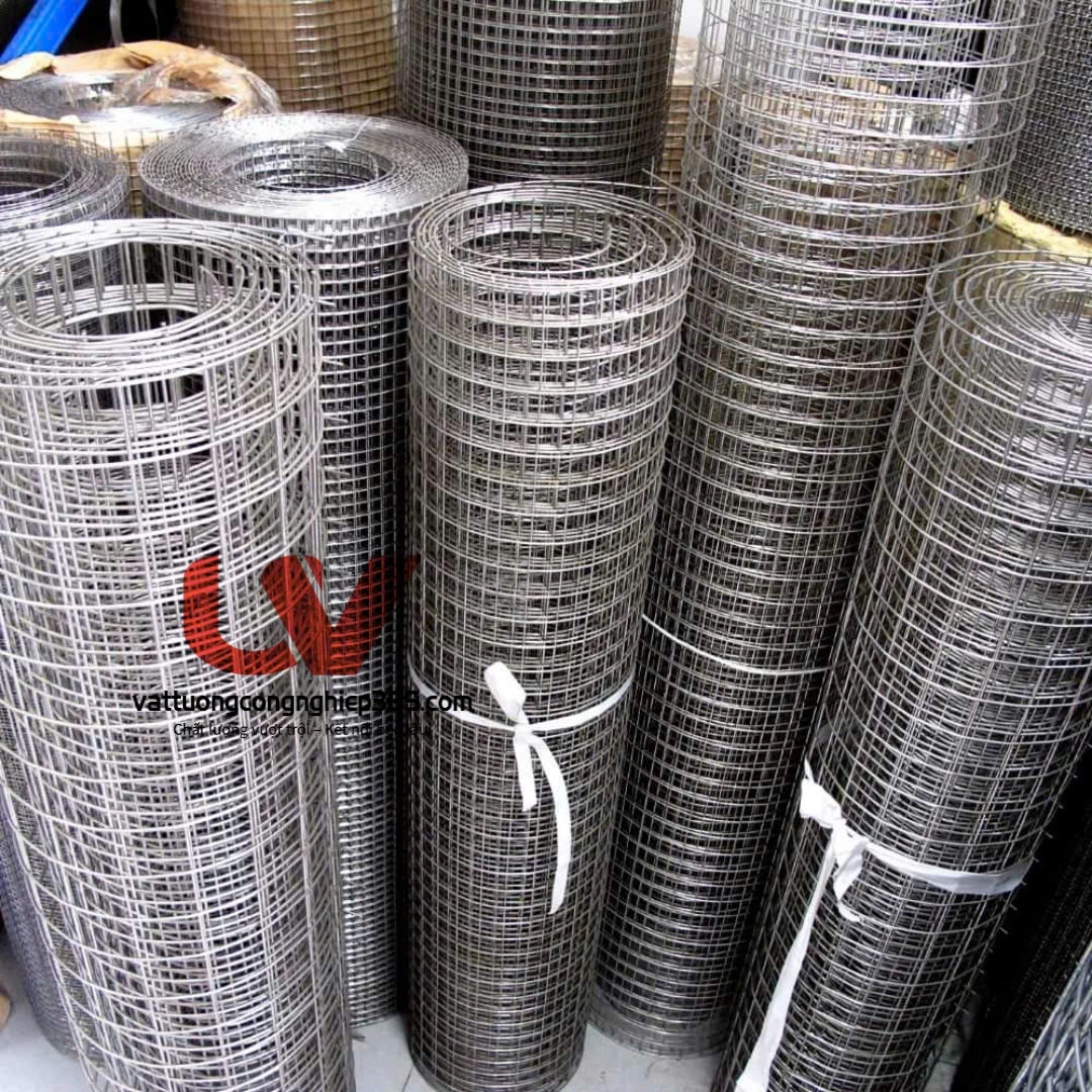 Sản xuất lưới hàn mạ kẽm 4ly ô lưới 50x50m dạng cuộn, tấm