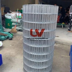 Sản xuất lưới sắt hàn mạ kẽm 3.5mm ô lưới 25x50mm dạng cuộn