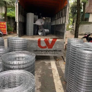 Sản xuất lưới sắt hàn mạ kẽm 3mm ô 35x35mm dạng cuộn, tấm