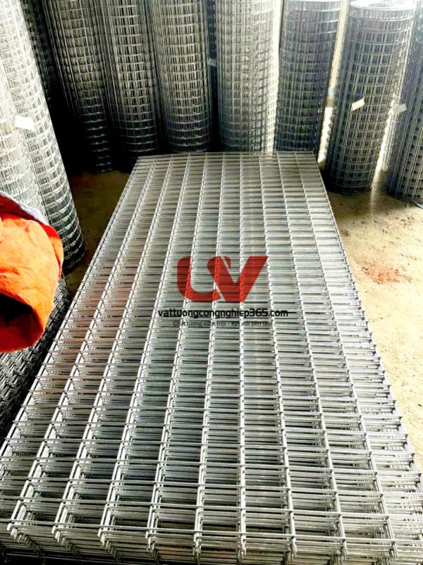 Sản xuất lưới sắt hàn mạ kẽm 5mm ô lưới 50x200
