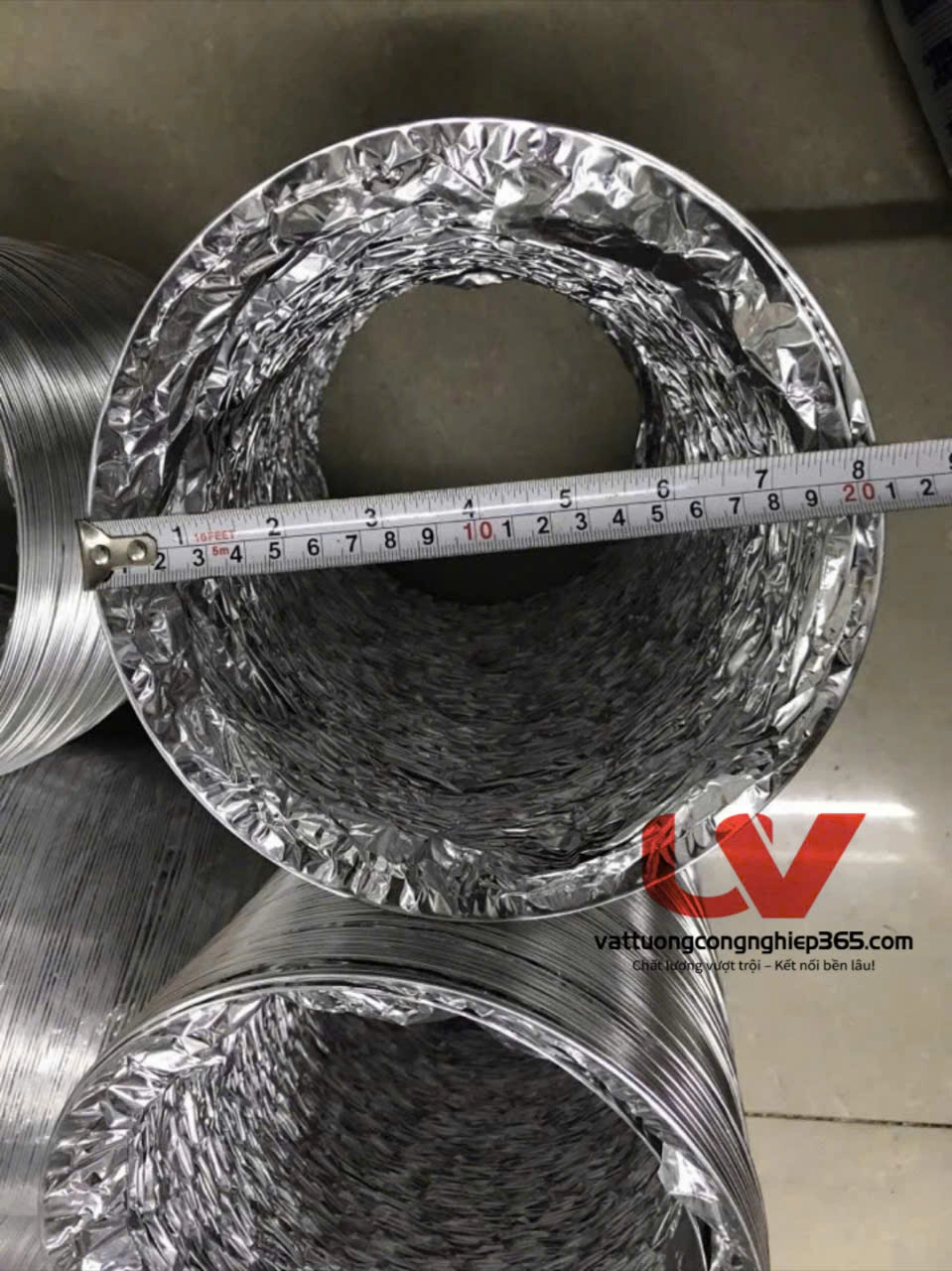 Phân phối ống bạc mềm thông gió nhà vệ sinh chất lượng