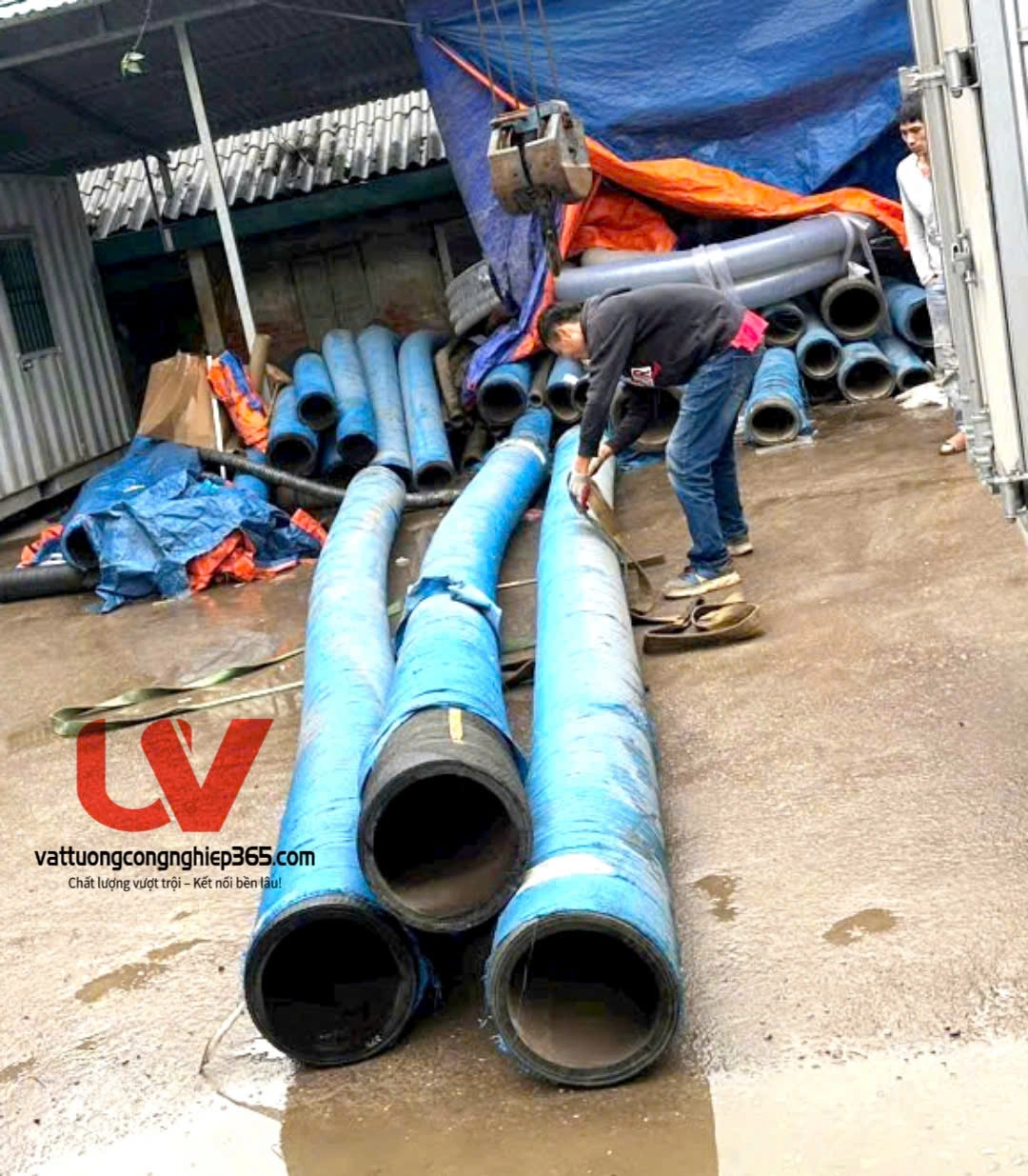 Ống rồng hút cát phi 168 chuyên dùng cho tàu thuyền hút cát