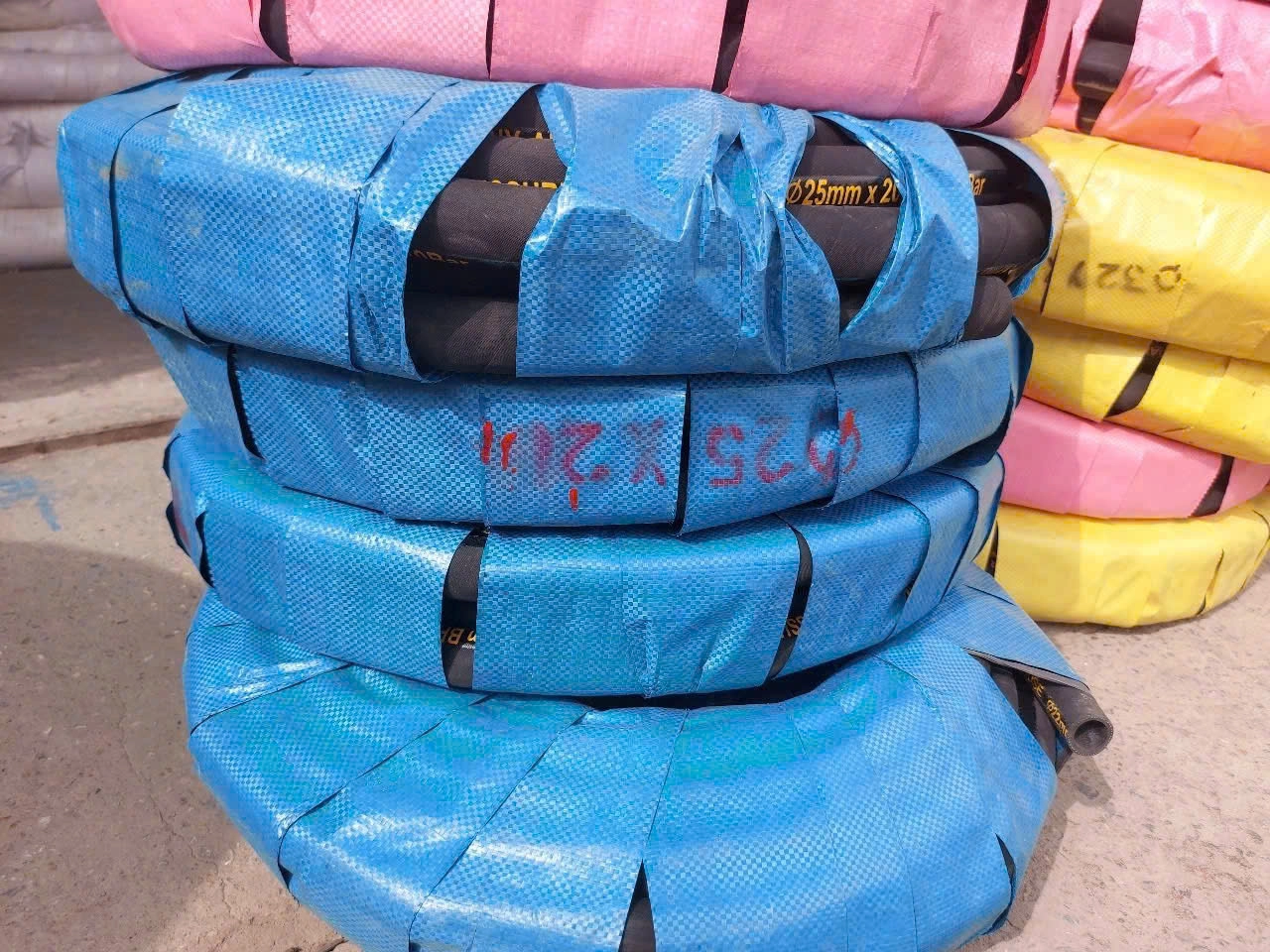 Ống cao su bố vải D25 loại 5 lớp bố vải