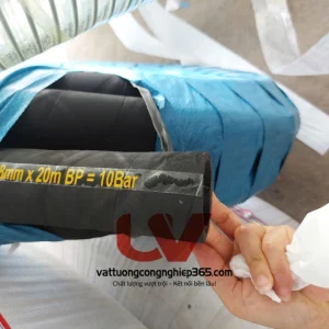 Phân phối ống cao su bố vải phi 48 dẫn nước, bùn,
