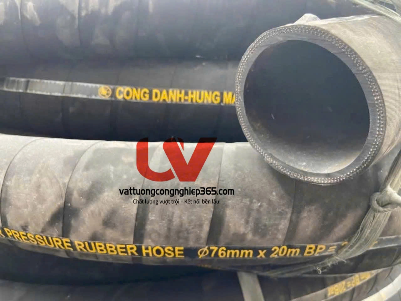 Phân phối ống cao su bơm xả nước phi 76 giá rẻ