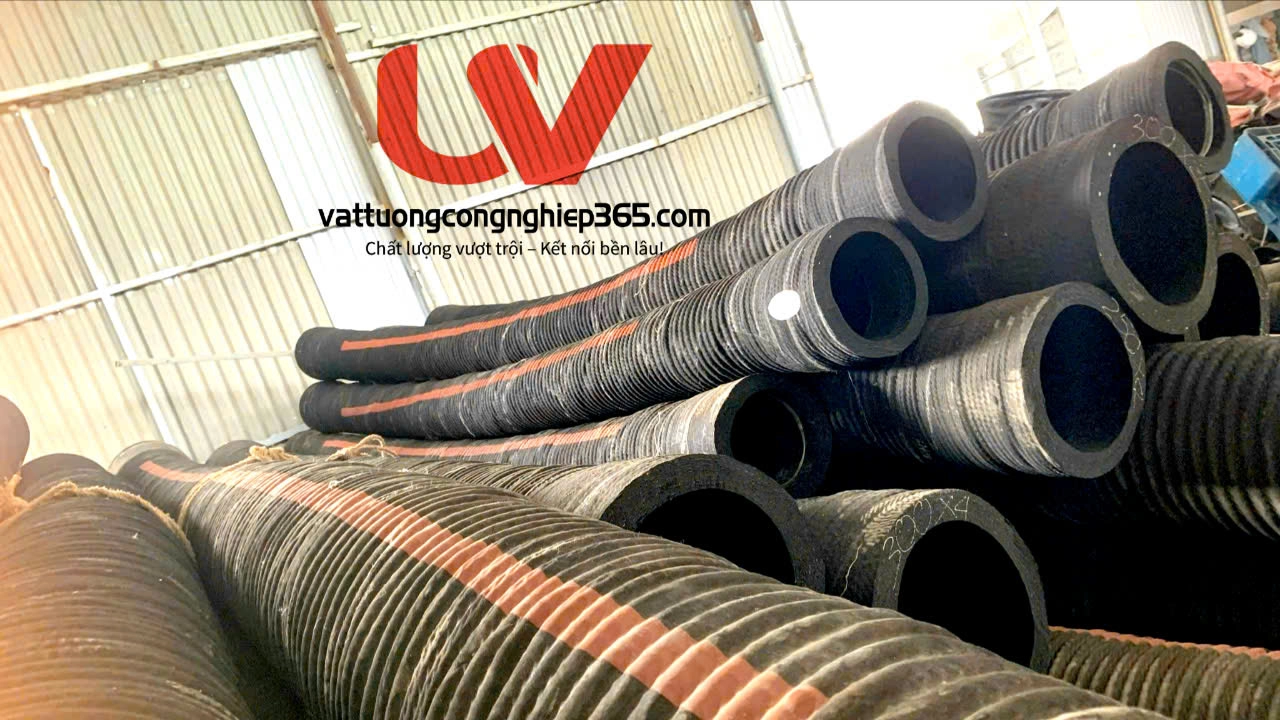 Sản xuất ống cao su phi 90 hút chân không, hút cát, bùn, nước