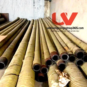 Chuyên cung cấp ống cao su lõi thép 125, sùng cao su 125, rồng cao su hút cát 125 hút cát, bùn, sỏi, nước thải