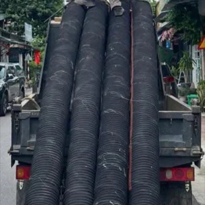 Ống cao su lõi thép phi 273 chuyên dùng hút nước, cát, bùn, sỏi