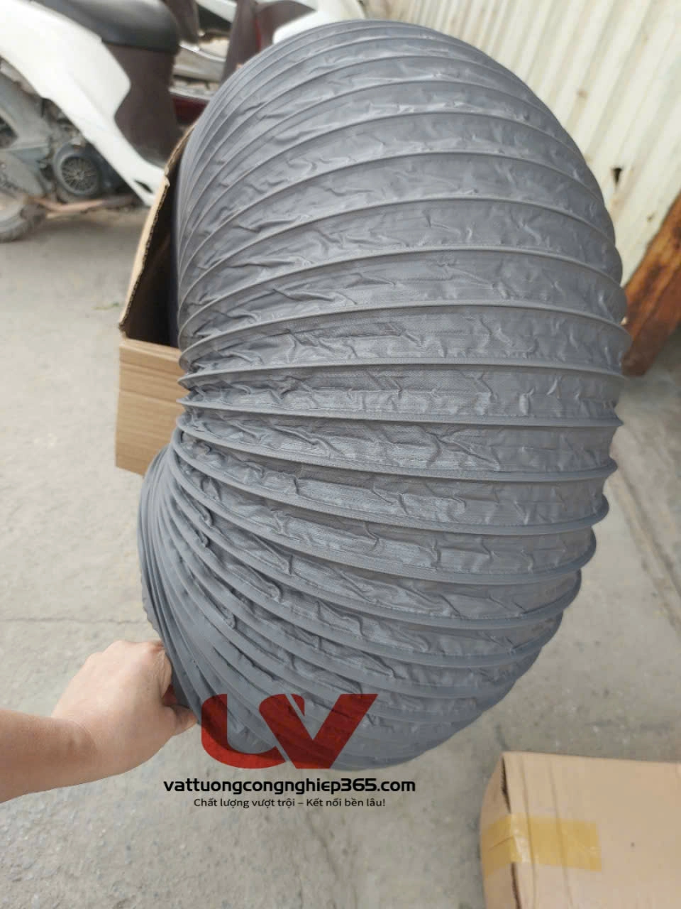 Cung cấp ống gió mềm vải cấp khí tươi cho hầm mỏ