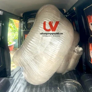 Cung cấp ống dây lò xo mềm phi 350 lắp cho máy hút bụi CNC