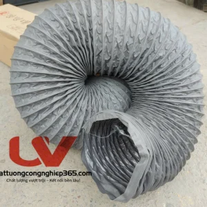 Địa chỉ bán ống gió vải mềm D150 lắp quạt thông gió tòa nhà, trung tâm thương mại