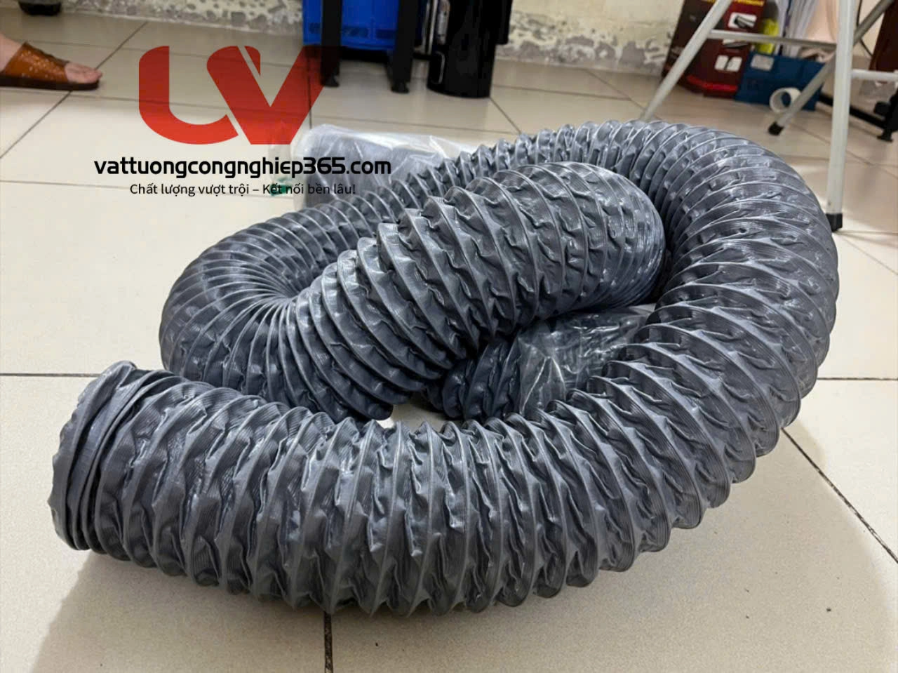 Cung cấp ống gió mềm D50 lắp quạt thông gió, hút bụi