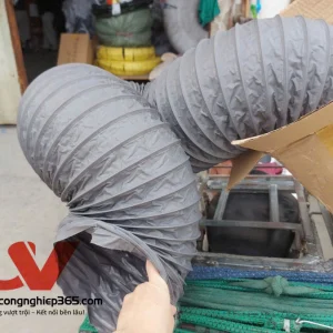 Nơi bán ống gió mềm D100 lắp quạt thông gió, hút mùi, thoát khí nóng