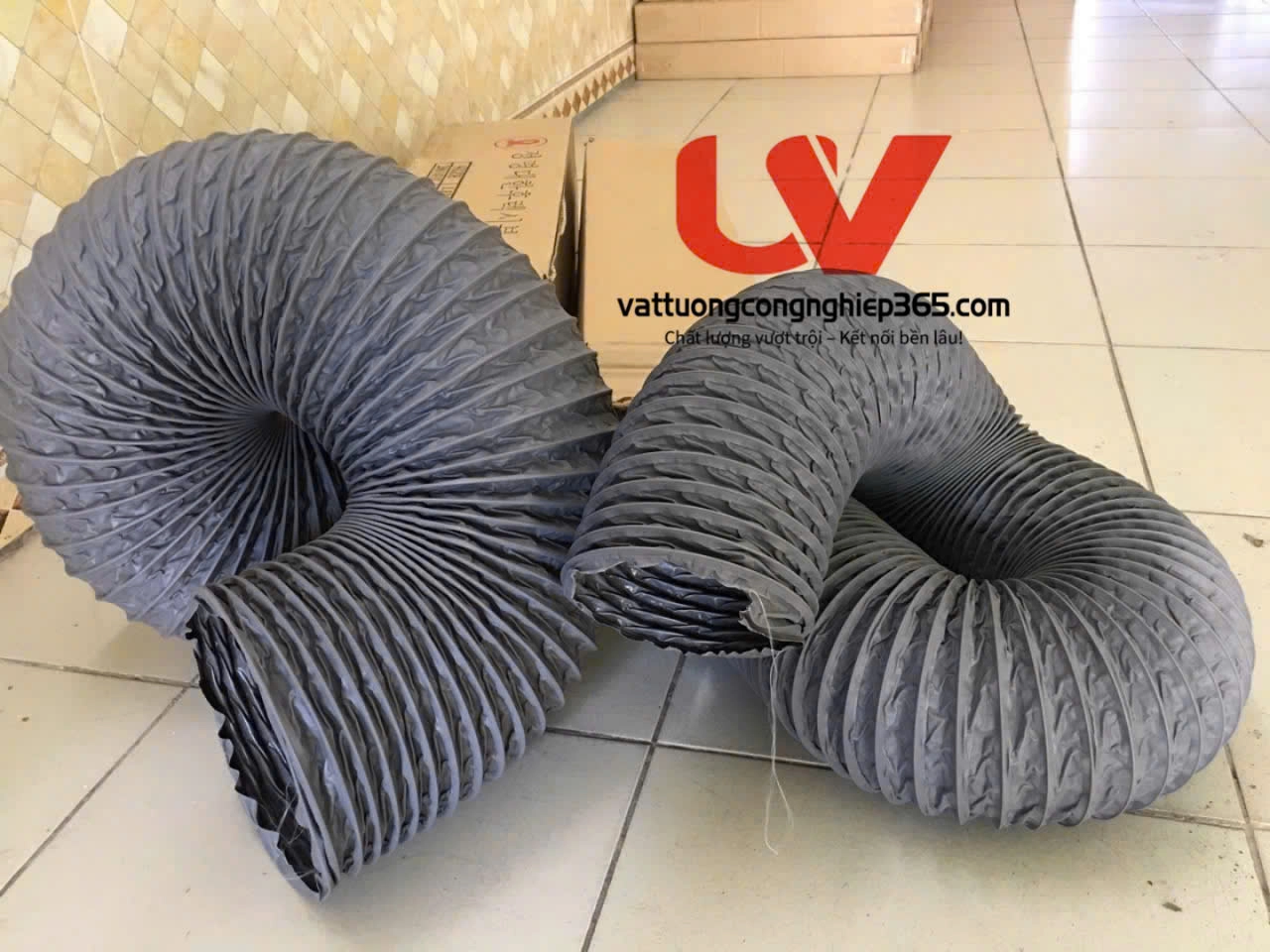 Cung cấp ống gió mềm vải chống cháy D400