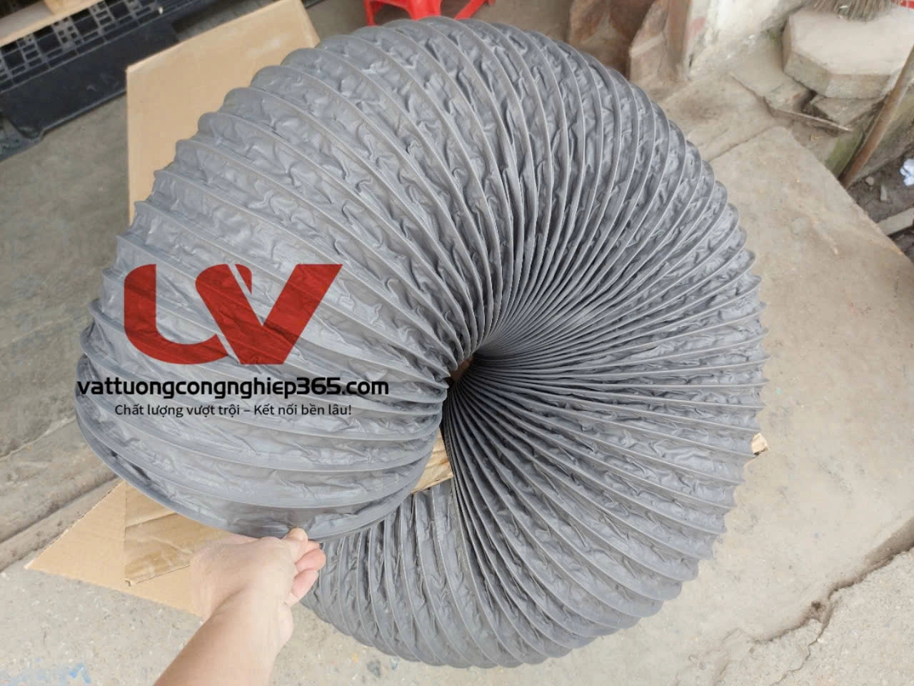 Cung cấp ống gió mềm vải D250 dẫn khí nóng, hút mùi bếp