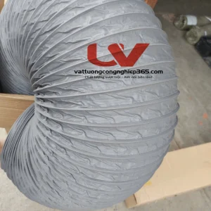 Tổng kho ống gió mềm vải D300 lắp quạt thông gió tầng hầm giá rẻ