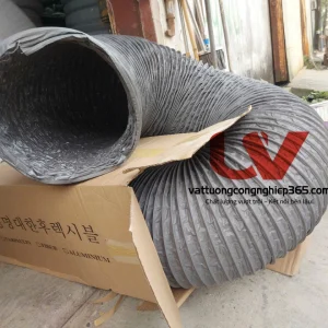 Nơi bán ống gió mềm vải D350 chống cháy chịu nhiệt độ cao