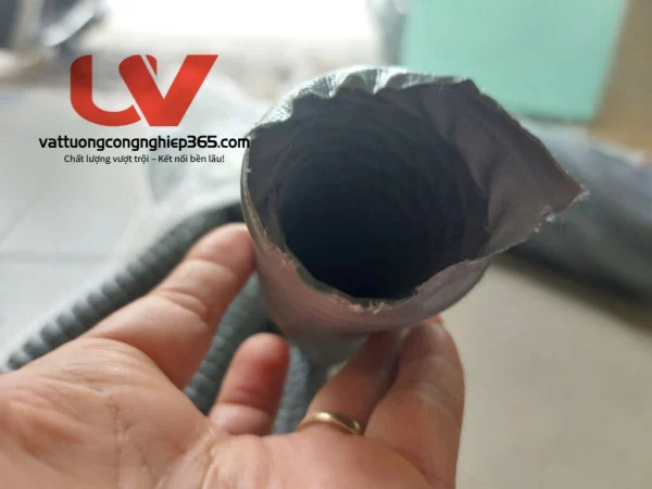 Tổng kho phân phối ống gió mềm vải D40 lắp quạt thông gió tại Hà Nội