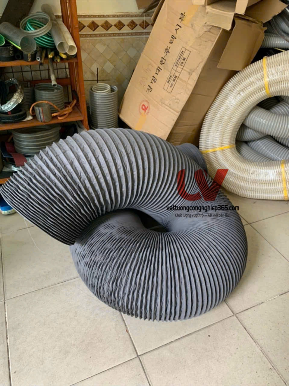 Địa chỉ mua ống gió mềm vải D450 dẫn khí tươi