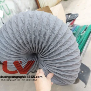 Phân phối ống gió mềm vải lõi thép dùng thông gió, hút bui, hút khói, hút mùi
