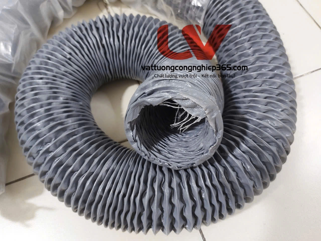 Phân phối ông gió vải lõi thép dẫn khí nóng, thông gió