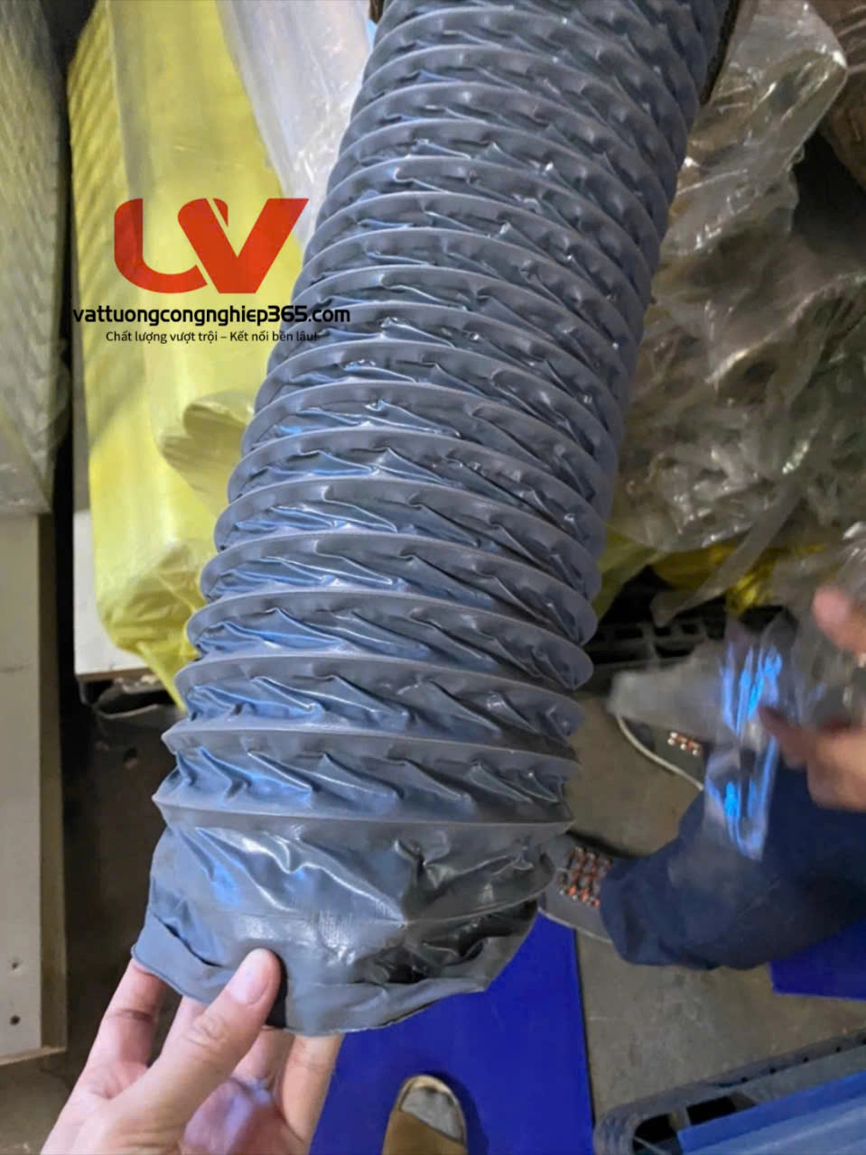 Nơi bán ống gió vải mềm chịu nhiệt D60 thoát hơi nóng máy sấy