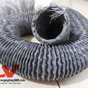 Phân phối ống gió vải simili phi 50 dùng thoát hơi nóng máy sấy