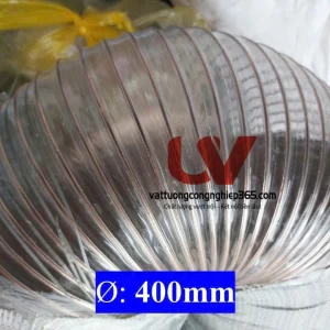 Phân phối ống hút bụi pu lõi thép mạ đồng phi 400 uy tín