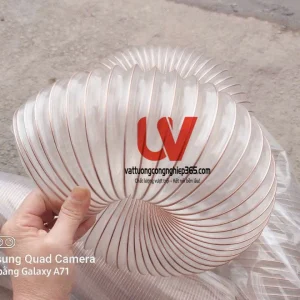 Phân phối ống hút bụi gân đồng D100 lắp máy CNC