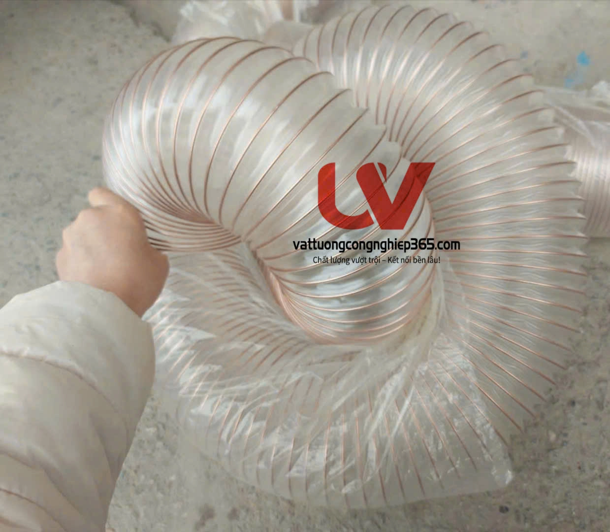 Cung câp ống hút bụi gân đồng D140 giá rẻ