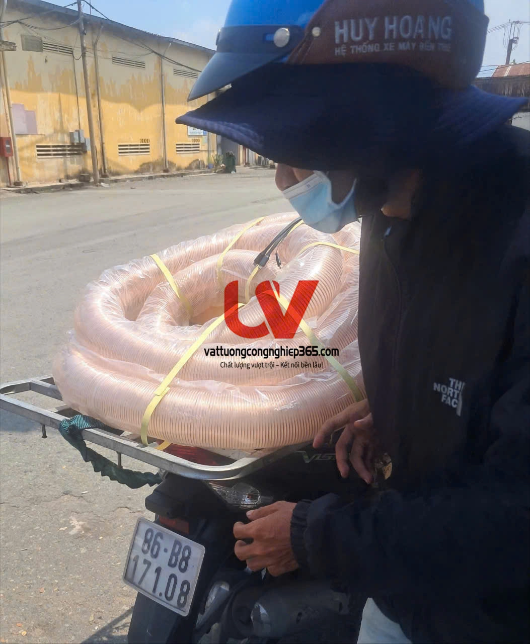 Cung cấp ống hút bụi phi 100 dùng hút bụi gỗ, mùn cưa, trấu