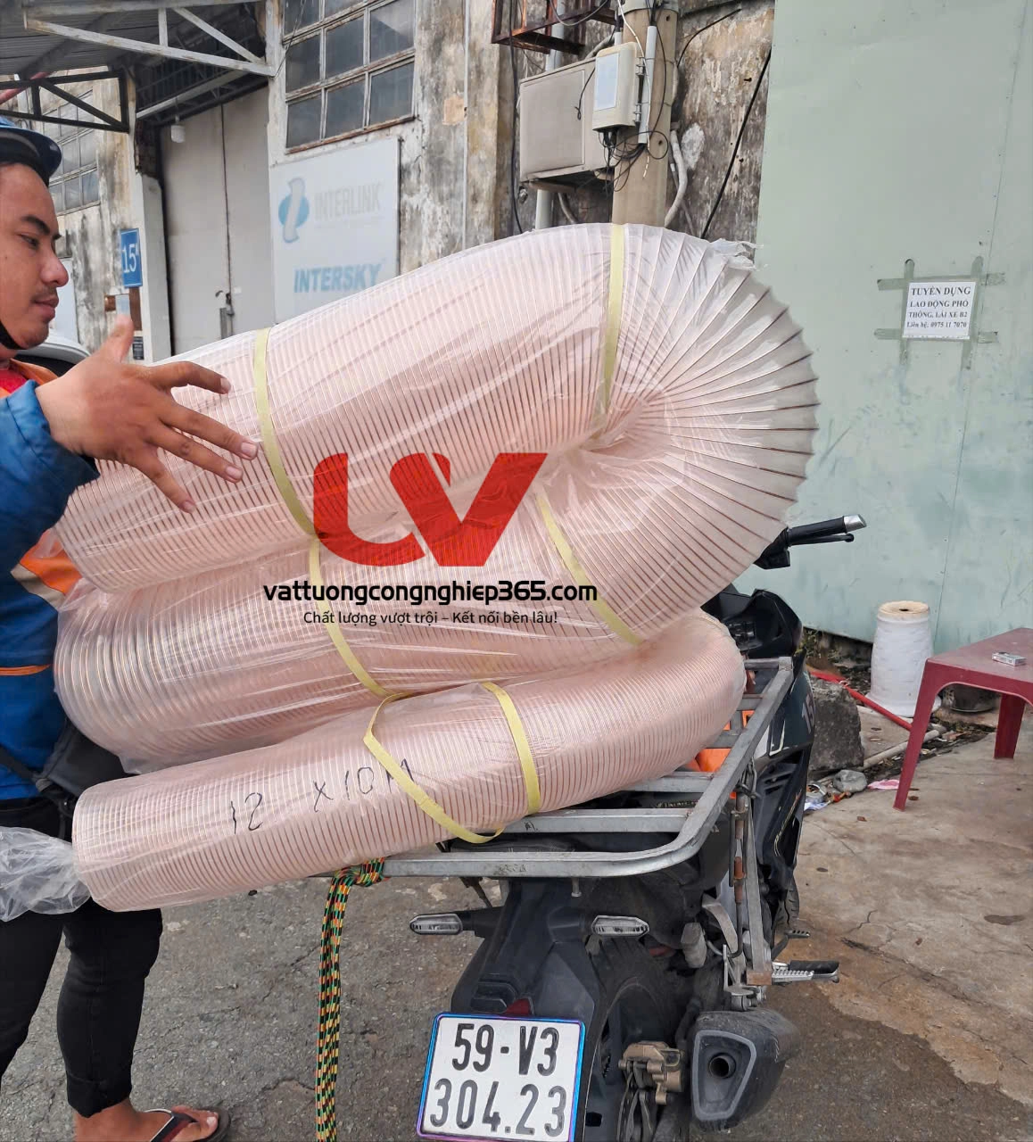 Cung cấp ống hút bụi lõi đồng hút bụi gỗ, xi măng, bụi giấy, bụi vải