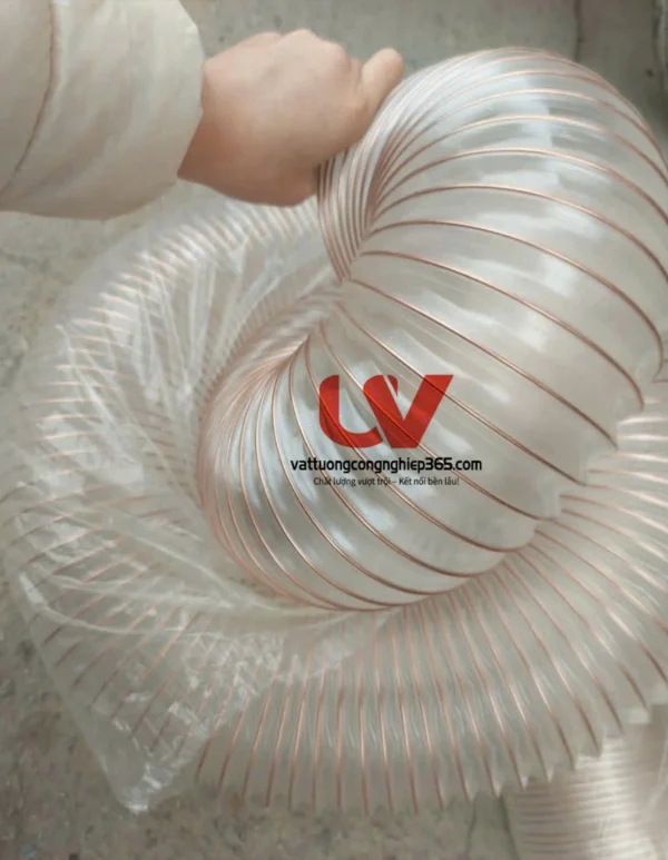 Ống hút bụi lõi đồng phi 168 lắp máy CNC