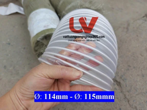 Tổng kho phân phối ống hút bụi lõi thép phi 114 tại Hà Nội