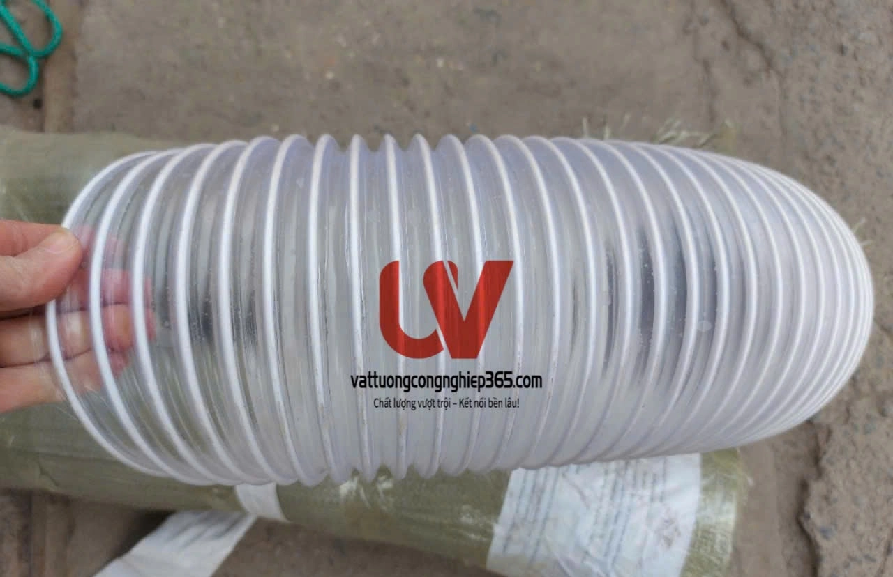 Ống hút bụi lõi thép lắp máy CNC phi 250 