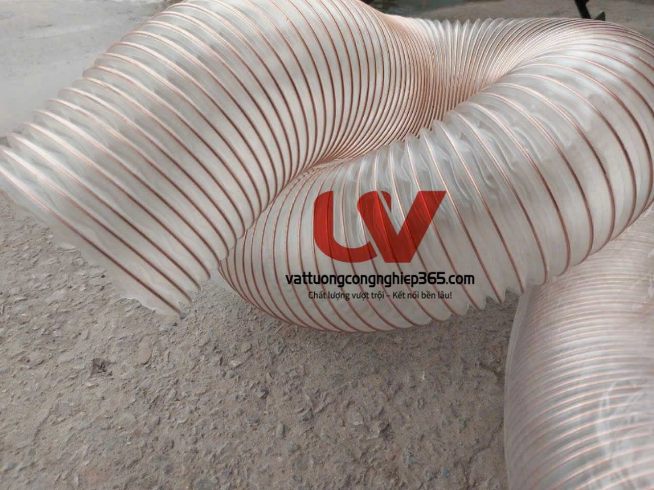 Ống hút bụi lõi đồng phi 120 lắp máy CNC