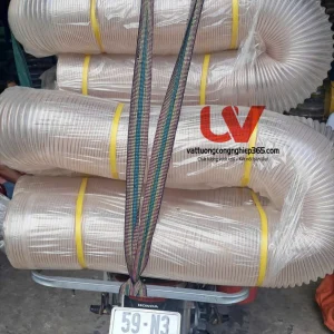 Ống hút bụi Pu lõi đồng phi 350 dùng hút bụi gỗ, bụi vải, bụi giấy.