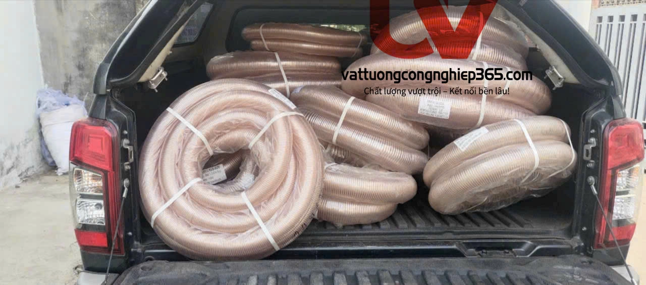 Ống hút bụi lõi đồng phi 168 dùng hút bụi vải, giấy, xi măng, bụi gỗ