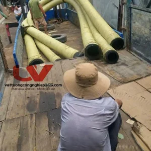 Ống cao su lõi thép hút cát 2 kẽm phi 168