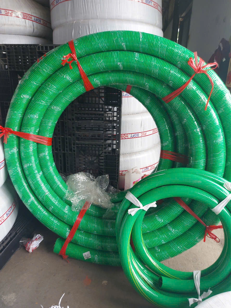 Ống nhựa lõi kẽm phi 76 chuyên dùng cho xe gắn hút xả bồn cầu, hút nước thải môi trường, hút hầm cầu, bể phốt