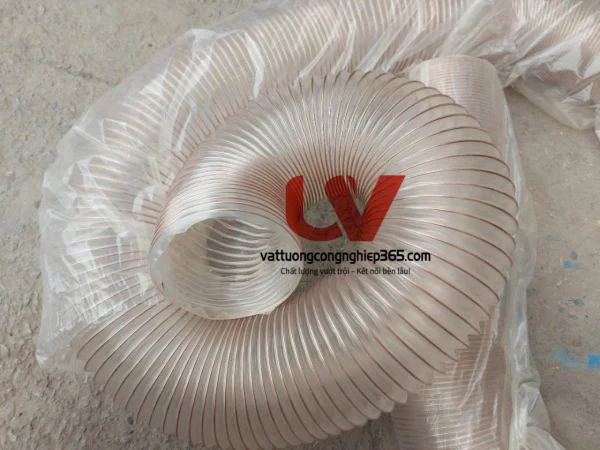 Ống mềm gân đồng lắp quạt hút bụi phi 120