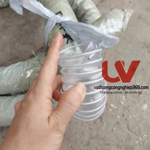 Cung cấp ống mềm dẫn bụi phi 76 chịu mài mòn