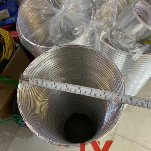 Phân phối ống nhôm cứng D200 thoát hơi nóng lò hơi tại Hà Nội