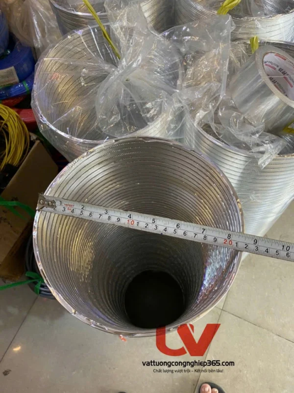 Phân phối ống nhôm cứng D200 thoát hơi nóng lò hơi tại Hà Nội