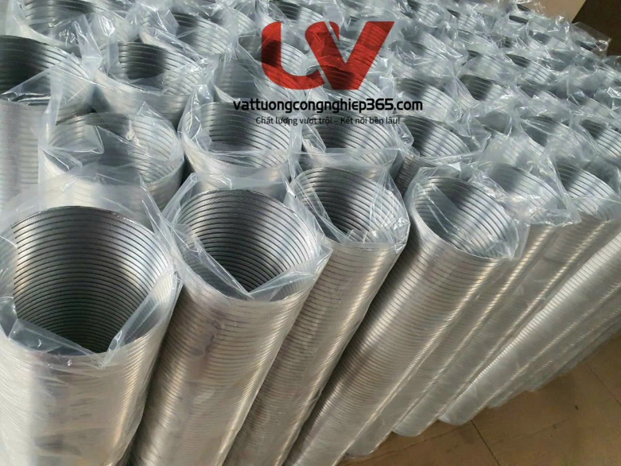 Địa chỉ cung cấp ống nhôm nhún D150 dẫn khí nóng uy tín