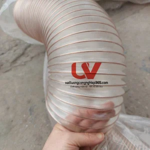 Phân phối ống nhựa gân đồng phi 140 hút trấu, gỗ, xi măng